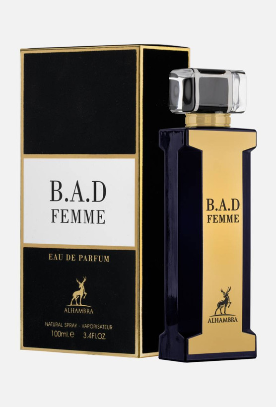 عطر ادکلن بد فیم B.A.D Femme مشابه ادکلن گودگرل از شرکت الحمبرا Maison Alhambra