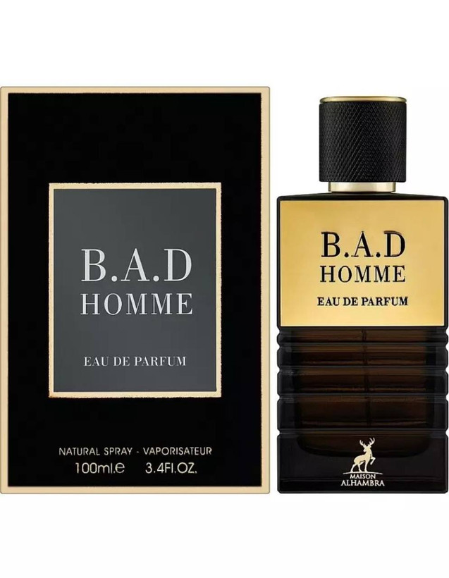 عطر ادکلن بد هوم B.A.D Homme مشابه ادکلن بد بوی از شرکت الحمبرا Maison Alhambra