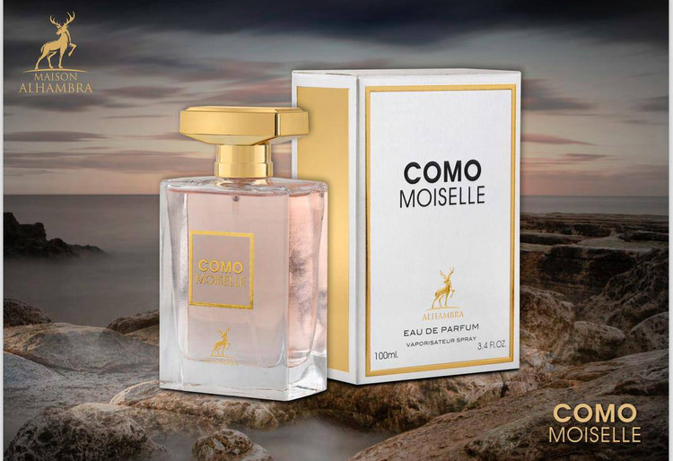 عطر ادکلن کومو موسیل Como Moiselle مشابه ادکلن کوکو مادمازل شرکت الحمبرا Maison Alhambra