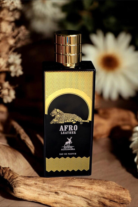 عطر ادکلن افرو لیدر Afro Leather مشابه آفریکن لیدر ممو پاریس از برند الحمبرا Maison Alhambra