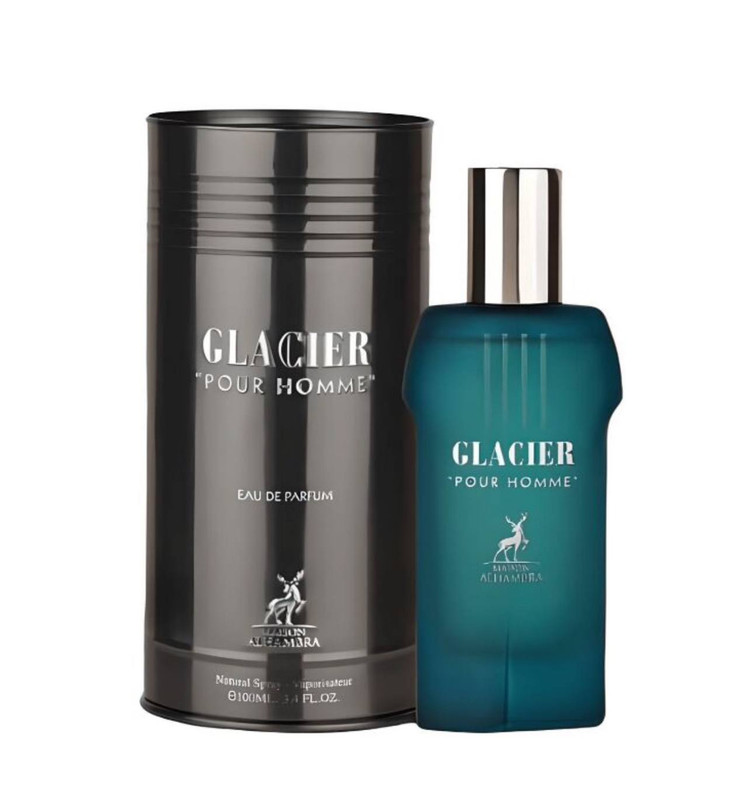 ادکلن گلاسیر پورهوم Glacier Pour Homme مشابه ادکلن ژان پل گوتیه له میل Jean Paul Gaultier Le Male از برند الحمبرا Maison Alhambra