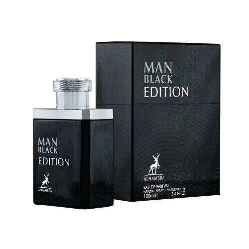 ادکلن مردانه الحمبرا مدل من این بلک ادیشن Man Black Edition Maison Alhambra مشابه ادکلن مون بلان لجند
