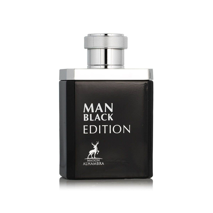 ادکلن مردانه الحمبرا مدل من این بلک ادیشن Man Black Edition Maison Alhambra مشابه ادکلن مون بلان لجند