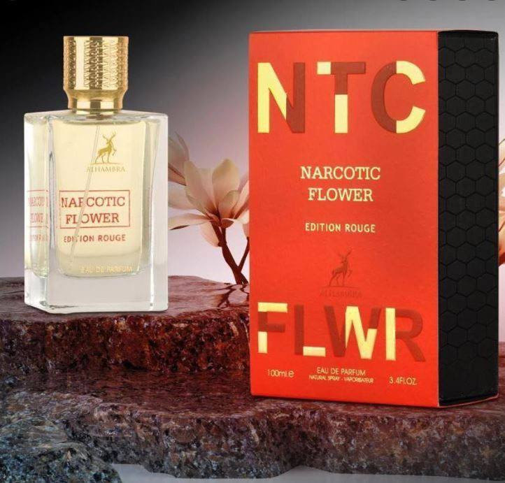 ادکلن نارکوتیک فلاور روژ مشابه ادکلن فلور نارکوتیک بلوسوم از برند الحمبرا Narcotic Flower Rouge Maison Alhambra