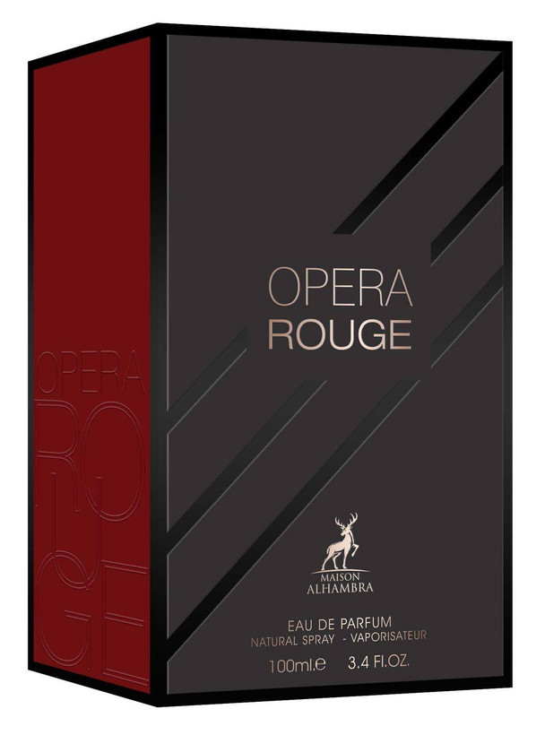 ادکلن اوپرا روژ مشابه ادکلن بلک اوپیوم اور رد از برند الحمبرا Maison Alhambra Opera Rouge