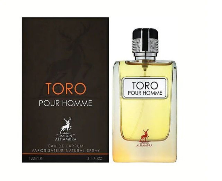 عطر بدون جعبه تورو پور هوم برند الحمبرا مشابه تق هرمس