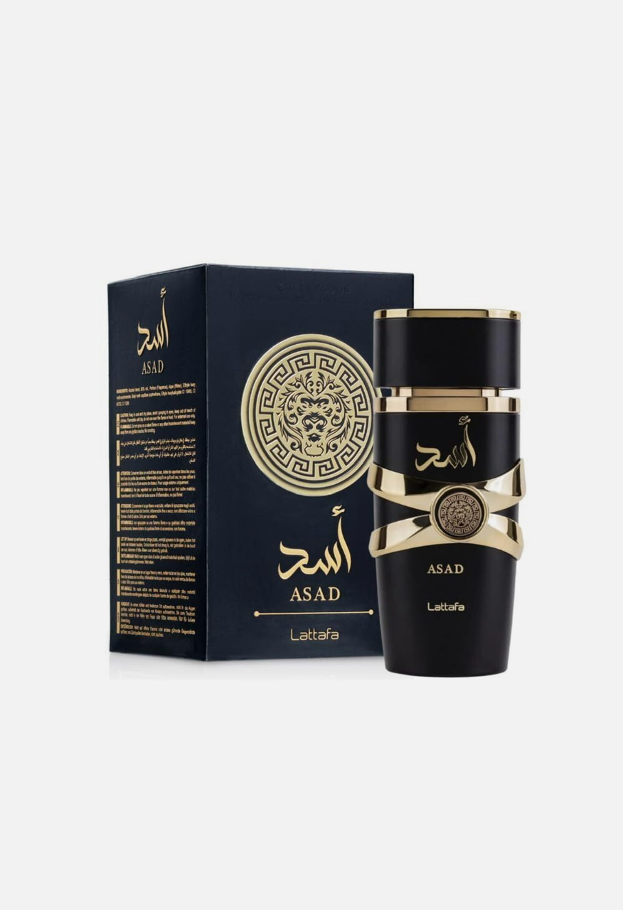 عطر بدون جعبه اسد مشکی برند لطافه مشابه ساواج الکسیر